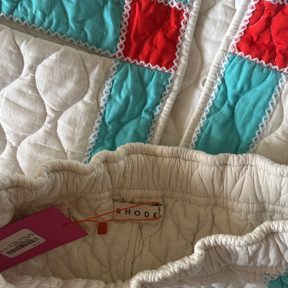RHODE Colorful Quilted Jacket and Shorts Set - Picture 3 of 5